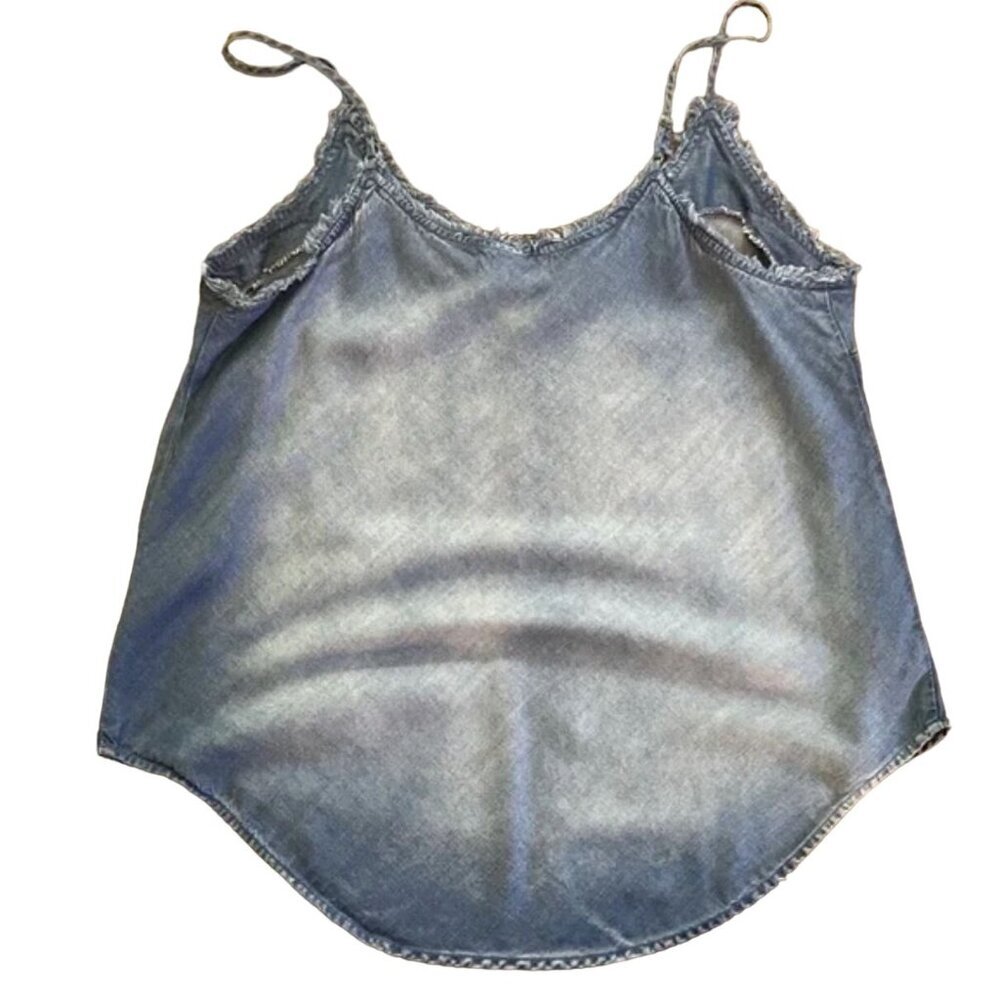 Cloth & Stone Frayed V-Neck Sleeveless Camisole Tank Women's Size Medium Excelle - Picture 4 of 7